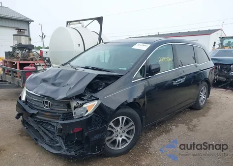 2012 Honda Odyssey Ex из США, поврежденный, VIN 5FNRL5H47CB143911